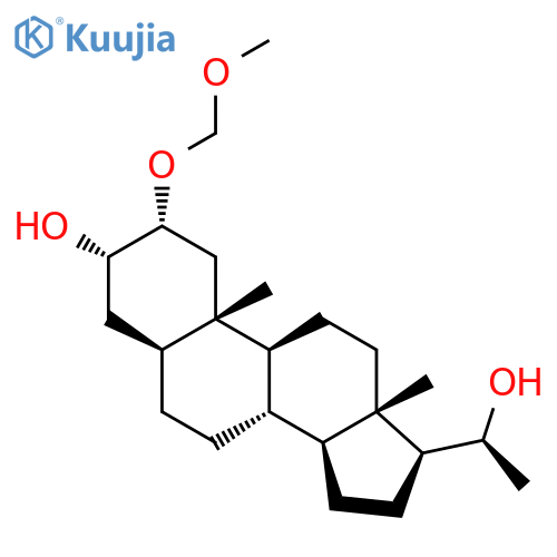 Pregnane-3,20-diol, 2-(methoxymethoxy)-, (2a,3a,5a,20S)- structure
