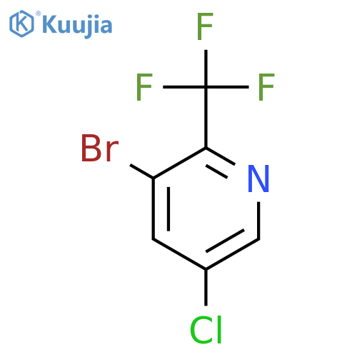 3-Bromo-5-chloro-2-(trifluoromethyl)pyridine structure