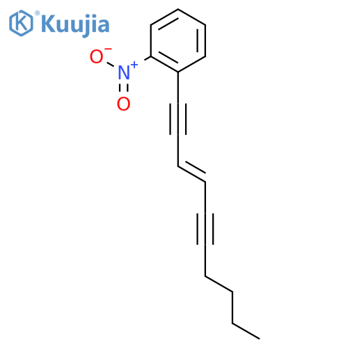 Benzene, 1-(3-decene-1,5-diynyl)-2-nitro- structure