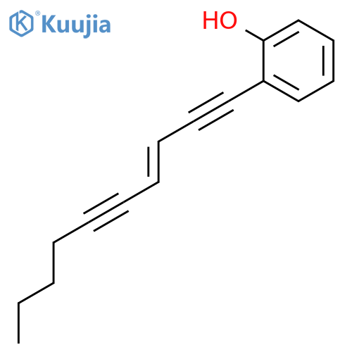 Phenol, 2-(3-decene-1,5-diynyl)- structure