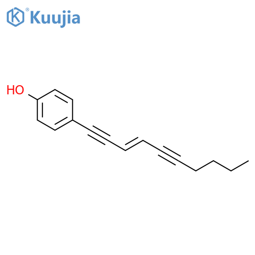 Phenol, 4-(3-decene-1,5-diynyl)- structure