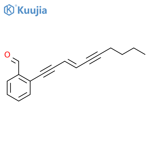 Benzaldehyde, 2-(3-decene-1,5-diynyl)- structure