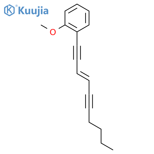 Benzene, 1-(3-decene-1,5-diynyl)-2-methoxy- structure