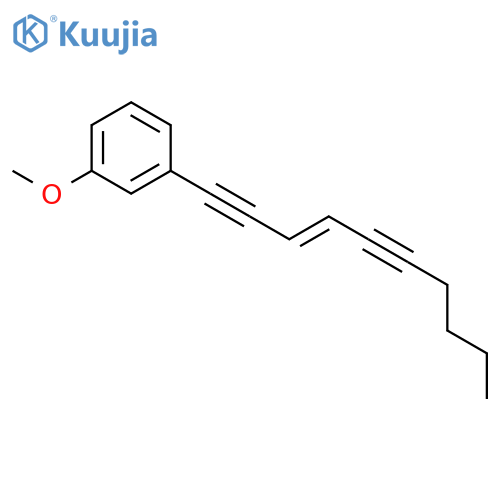 Benzene, 1-(3-decene-1,5-diynyl)-3-methoxy- structure