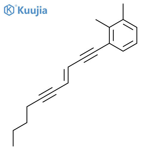 Benzene, 1-(3-decene-1,5-diynyl)-2,3-dimethyl- structure