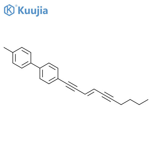 1,1'-Biphenyl, 4-(3-decene-1,5-diynyl)-4'-methyl- structure