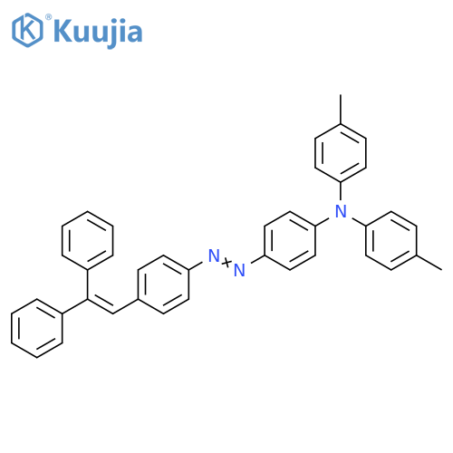 Benzenamine, 4-[[4-(2,2-diphenylethenyl)phenyl]azo]-N,N-bis(4-methylphenyl)- (9CI) structure