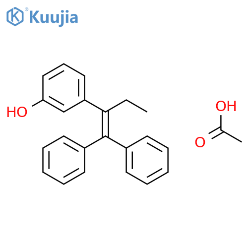 PHENOL, 3-[1-(DIPHENYLMETHYLENE)PROPYL]-, ACETATE structure