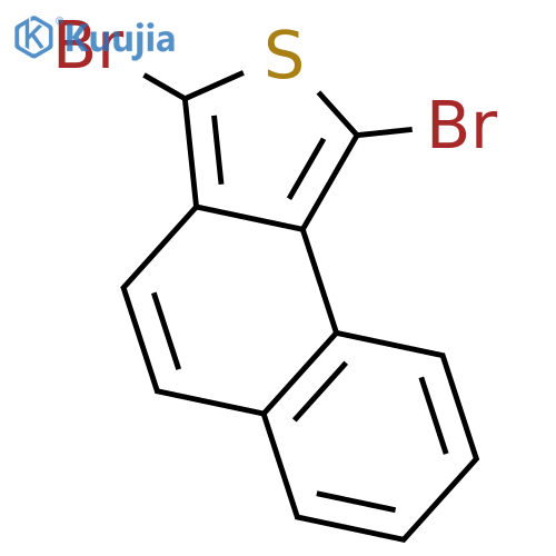 NAPHTHO[1,2-C]THIOPHENE, 1,3-DIBROMO- structure