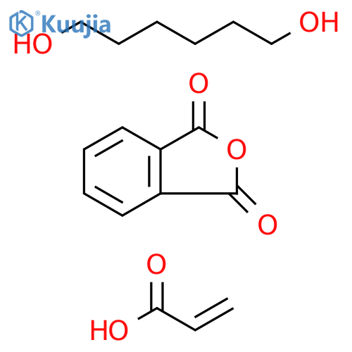 1,3-Isobenzofurandione,polymerwith1,6-hexanediol,di-2-propenoate structure