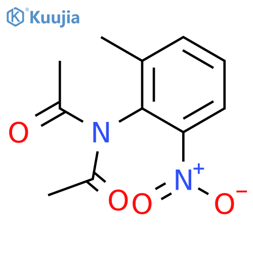 2-(N-Diacetylamino)-3-nitrotoluene structure