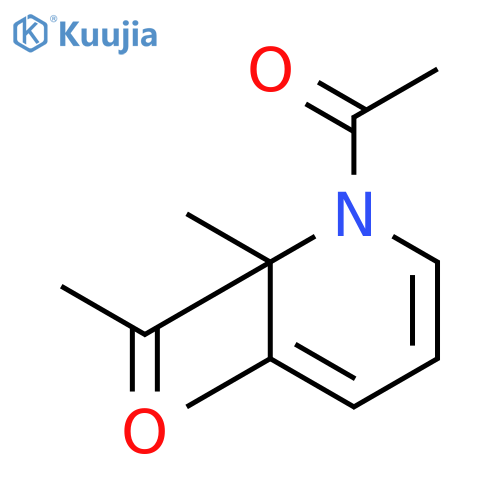 ETHANONE, 1,1'-(DIHYDRODIMETHYLPYRIDINEDIYL)BIS- structure