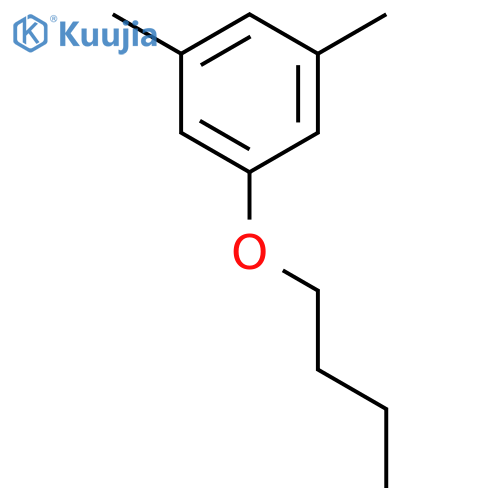 BENZENE, 1-BUTOXY-3,5-DIMETHYL- structure