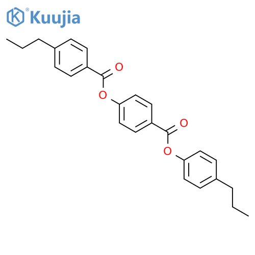 4-[(4-propylphenoxy)carbonyl]phenyl 4-propylbenzoate structure