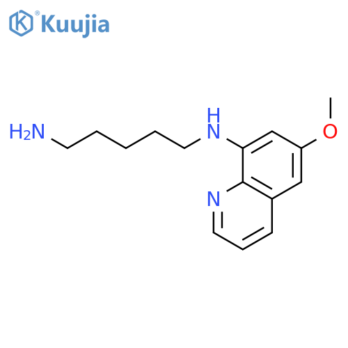 1,5-PENTANEDIAMINE, N-(6-METHOXY-8-QUINOLINYL)- structure
