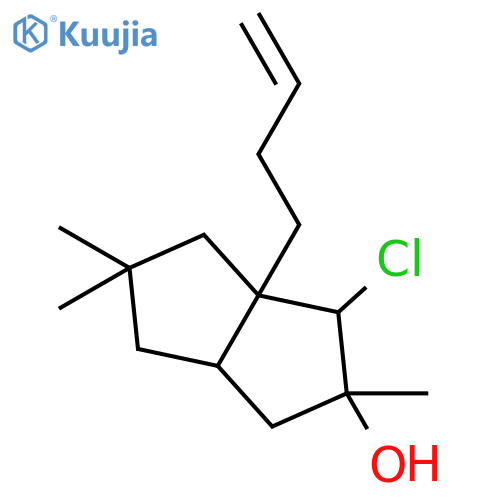 2-Pentalenol, 6a-(3-butenyl)-1-chlorooctahydro-2,5,5-trimethyl- structure