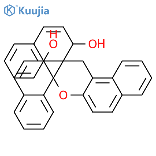 DISPIRO[NAPHTHALENE-1(2H),2'(3'H)-[1H]NAPHTHO[2,1-B]PYRAN-3',1''(2''H)-NAPHTHALENE]-2,2''-DIOL structure