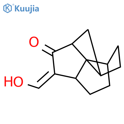 (3Z)-3-(hydroxymethylidene)octahydro-1,8-methanocyclopenta[c]pentalen-2(1H)-one structure