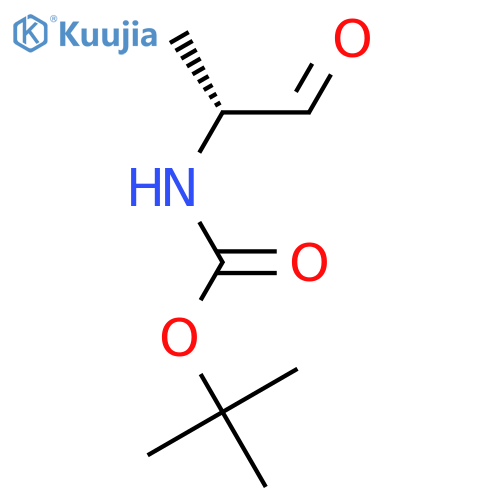 (R)-tert-Butyl (1-oxopropan-2-yl)carbamate structure