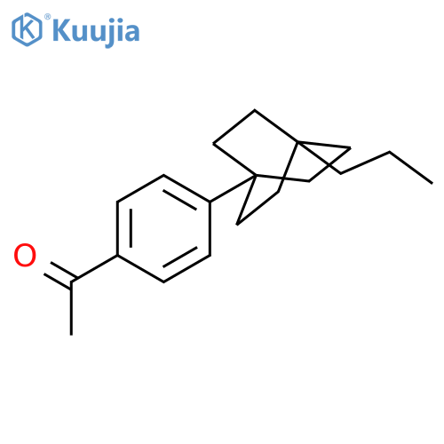 Ethanone, 1-[4-(4-propylbicyclo[2.2.2]oct-1-yl)phenyl]- structure
