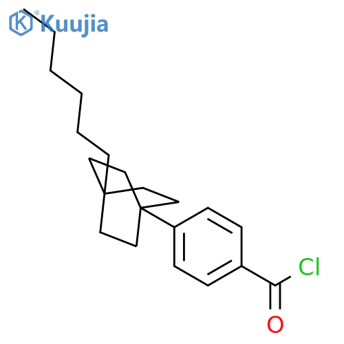 Benzoyl chloride, 4-(4-hexylbicyclo[2.2.2]oct-1-yl)- structure