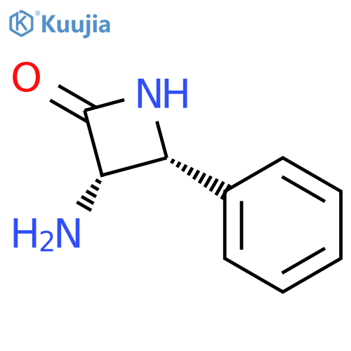 2-AZETIDINONE, 3-AMINO-4-PHENYL-, CIS- structure