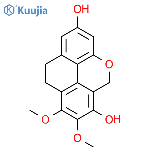 7,8-dimethoxy-9,10-dihydro-5H-naphtho[8,1,2-cde]chromene-2,6-diol structure