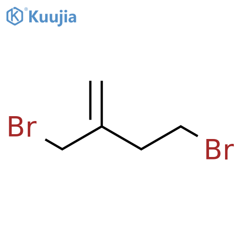 4-Bromo-2-(bromomethyl)but-1-ene structure