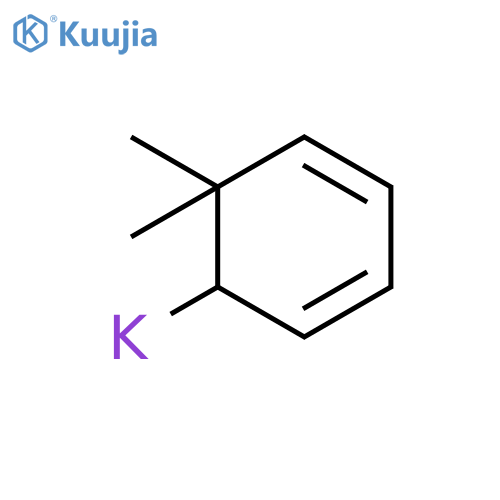 Potassium 6,6-dimethylcyclohexa-2,4-dien-1-ide structure