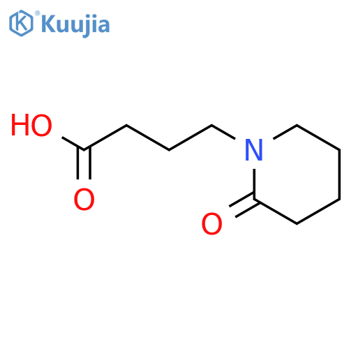 4-(2-Oxopiperidin-1-yl)butanoic acid structure