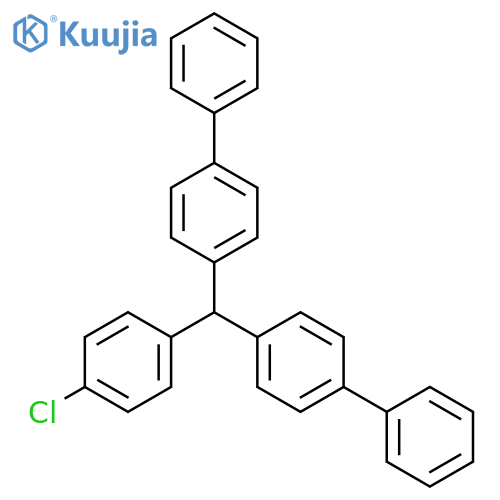 1,1'-Biphenyl, 4,4''-[(4-chlorophenyl)methylene]bis- structure
