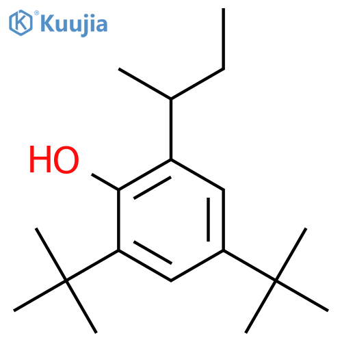 PHENOL, 2,4-BIS(1,1-DIMETHYLETHYL)-6-(1-METHYLPROPYL)- structure