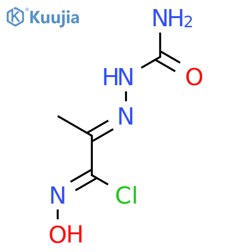 Propanimidoyl chloride, 2-[(aminocarbonyl)hydrazono]-N-hydroxy- structure