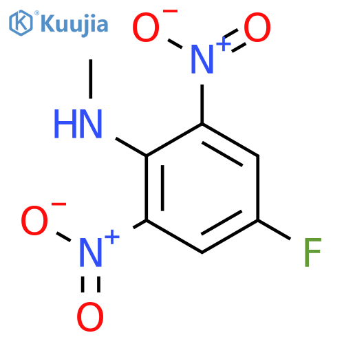 BENZENAMINE, 4-FLUORO-N-METHYL-2,6-DINITRO- structure