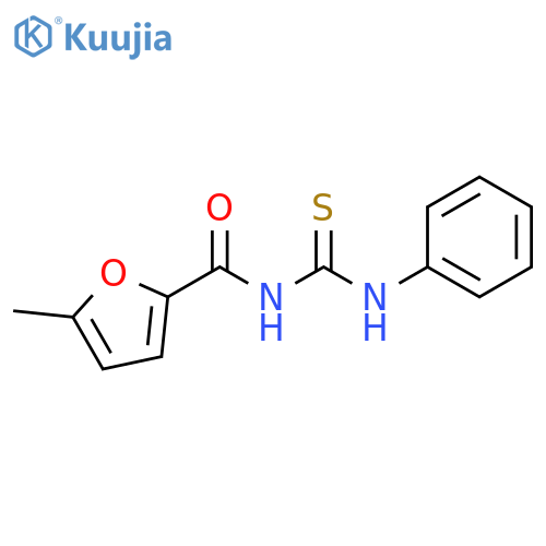 2-Furancarboxamide, 5-methyl-N-[(phenylamino)thioxomethyl]- structure