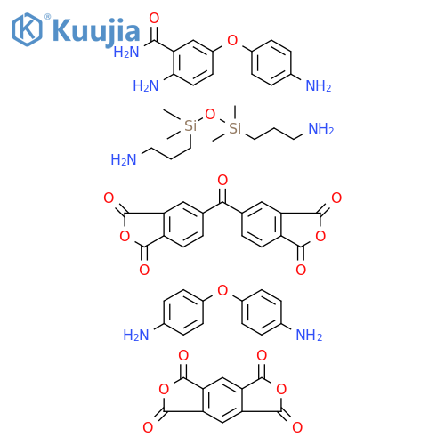 2-Amino-5-(4-aminophenoxy)benzamide polymer with 1H,3H-benzo[1,2-c:4,5-c']difuran-1,3,5,7-tetrone,5,5'-carbonylbis[1,3-isobenzofurandione],4,4'-oxybis[benzenamine] and 3,3'-(1,1,3,3-tetramethyl-1,3-disiloxanediyl)bis[1-propanamine] structure