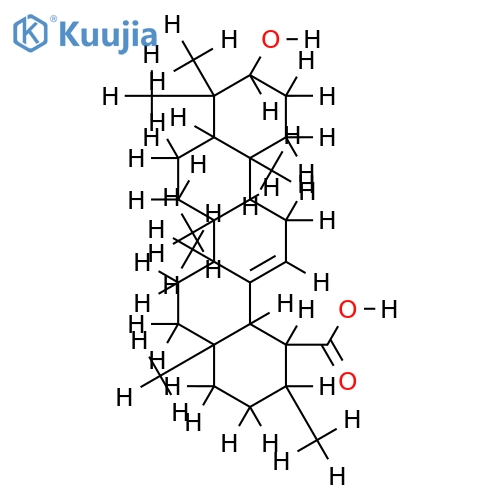 alpha-Amirinsaeure (3-Hydroxy-Delta12-ursen-29-carbonsaeure) structure