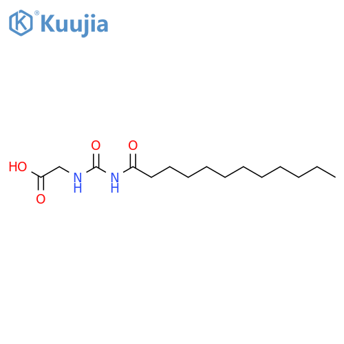 Glycine, N-[[(1-oxododecyl)amino]carbonyl]- structure