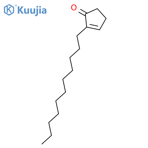 2-Cyclopenten-1-one, 2-undecyl- structure