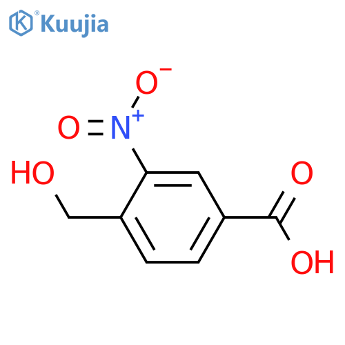 4-(Hydroxymethyl)-3-nitrobenzoic acid structure