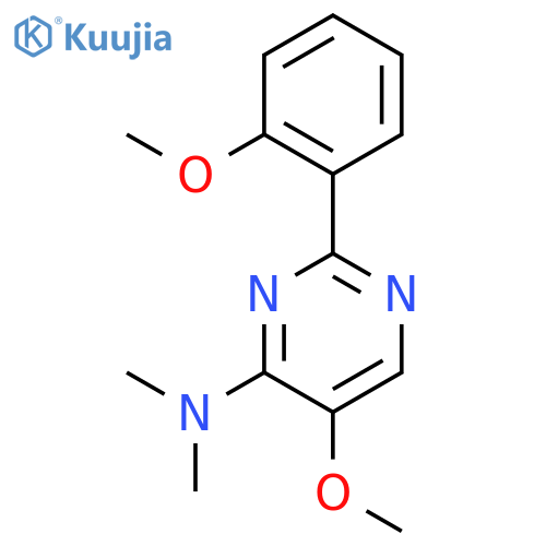 4-Pyrimidinamine, 5-methoxy-2-(2-methoxyphenyl)-N,N-dimethyl- structure