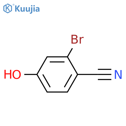 2-Bromo-4-hydroxybenzonitrile structure
