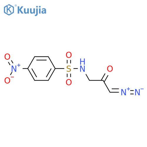 BENZENESULFONAMIDE, N-(3-DIAZO-2-OXOPROPYL)-4-NITRO- structure