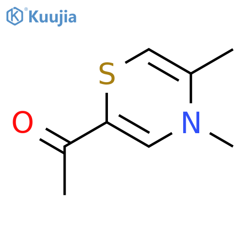 Ethanone, 1-(4,5-dimethyl-4H-1,4-thiazin-2-yl)- structure
