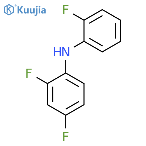 Benzenamine, 2,4-difluoro-N-(2-fluorophenyl)- structure