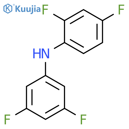 Benzenamine, N-(3,5-difluorophenyl)-2,4-difluoro- structure