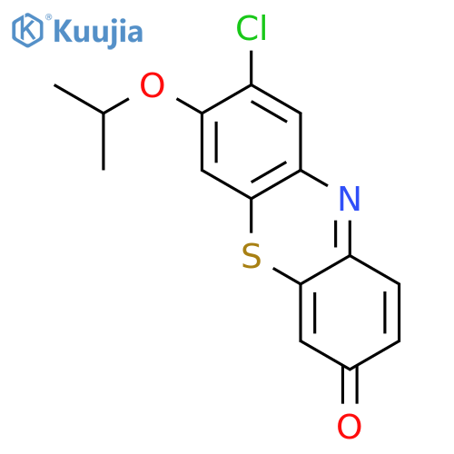 3H-Phenothiazin-3-one, 8-chloro-7-(1-methylethoxy)- structure