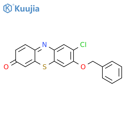 3H-Phenothiazin-3-one, 8-chloro-7-(phenylmethoxy)- structure