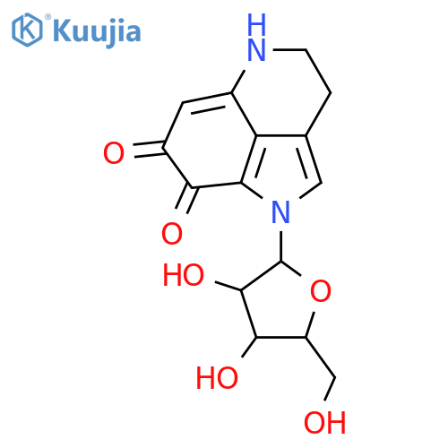 1,3,4,5-Tetrahydropyrrolo[4,3,2-de]quinoline-7,8-dione; N1-β-D-Ribofuranosyl structure