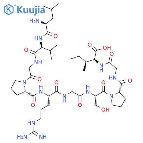 L-Isoleucine, L-leucyl-L-valylglycyl-L-prolyl-L-arginylglycyl-L-seryl-L-prolylglycyl- (9CI) structure